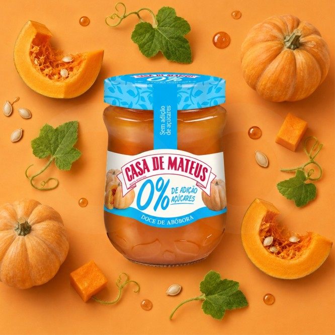CASA DE MATEUS® Kürbiskonfitüre 0% Zucker 280gr