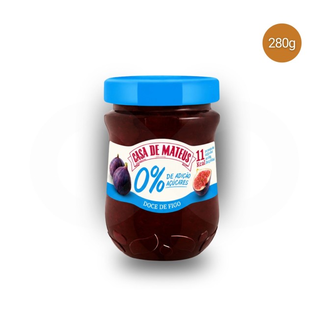 CASA DE MATEUS® Confiture de Figue 0% Sucre 280gr