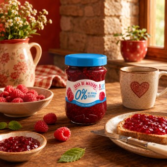 CASA DE MATEUS® Confettura di Lamponi 0% Zucchero 280gr