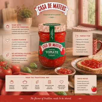 CASA DE MATEUS® Tomatenjam 330gr