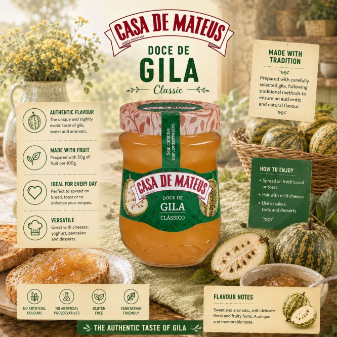 CASA DE MATEUS® Confiture de Courge de Siam 345gr