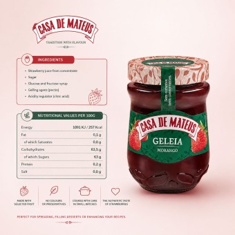 CASA DE MATEUS® Erdbeergelee 345gr
