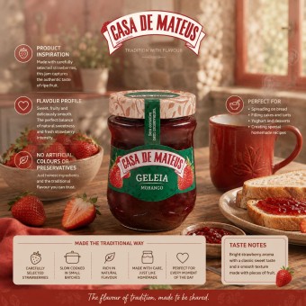 CASA DE MATEUS® Erdbeergelee 345gr