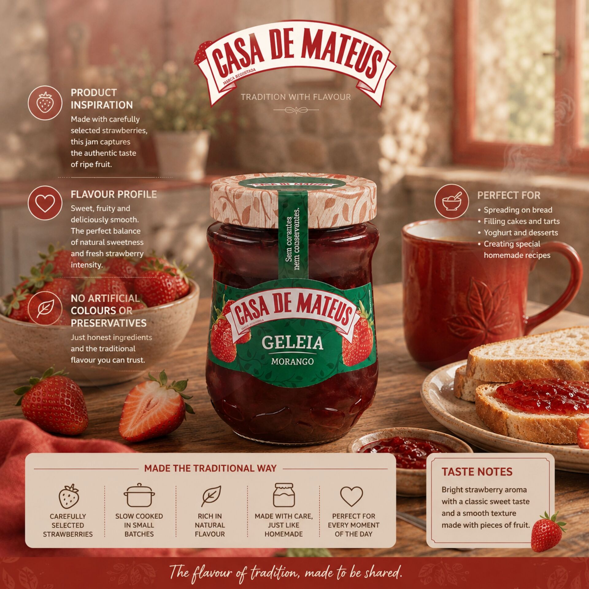 CASA DE MATEUS® Erdbeergelee 345gr