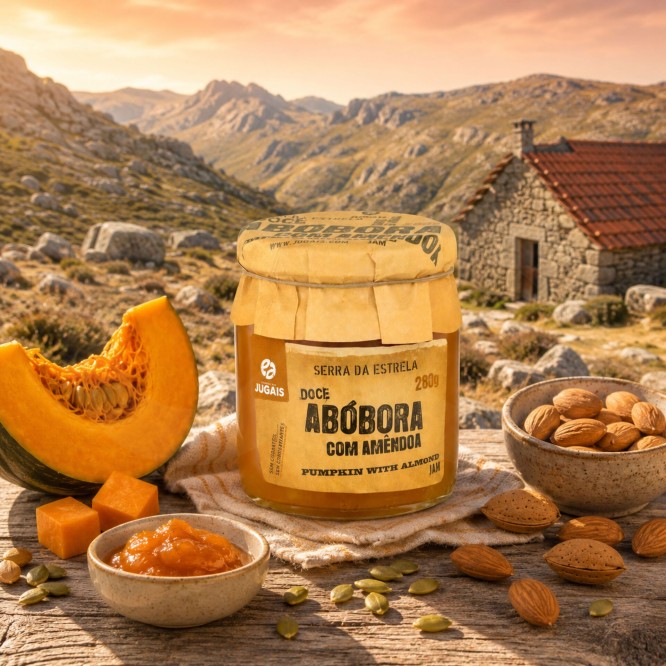QUINTA DE JUGAIS® Confiture de Potiron aux Amandes 280gr