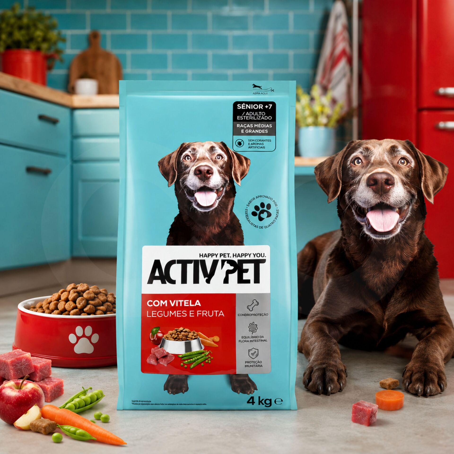 ACTIVPET® Alimento Secco per Cani con Vitello 4kg
