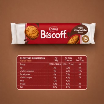 LOTUS BISCOFF® Chocolat au Lait 150gr