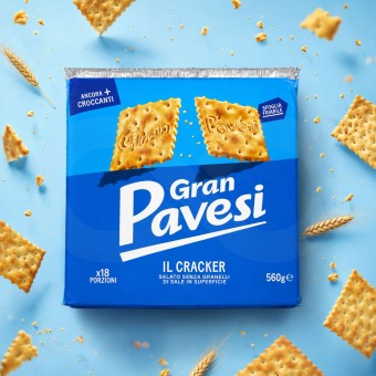 GRAN PAVESI� Crackers 18 Saquetas