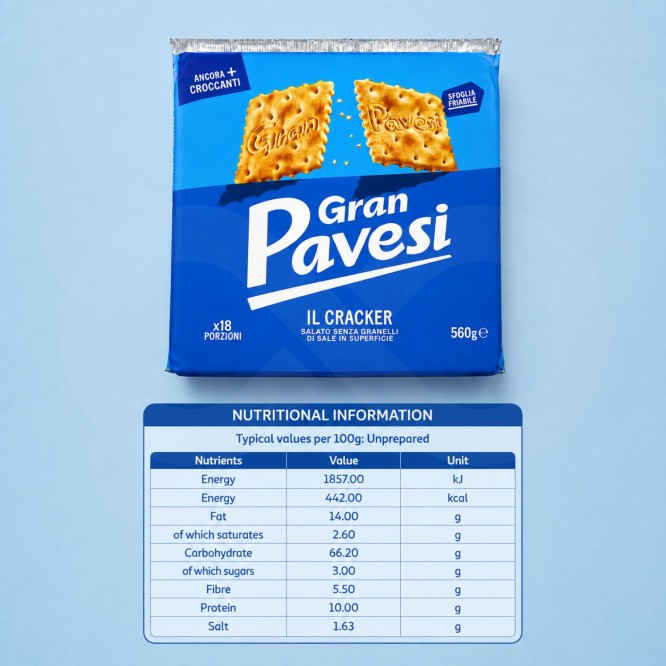 GRAN PAVESIŽ Crackers 18 Sachets