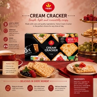 VIEIRA� Cream Cracker 6x30gr