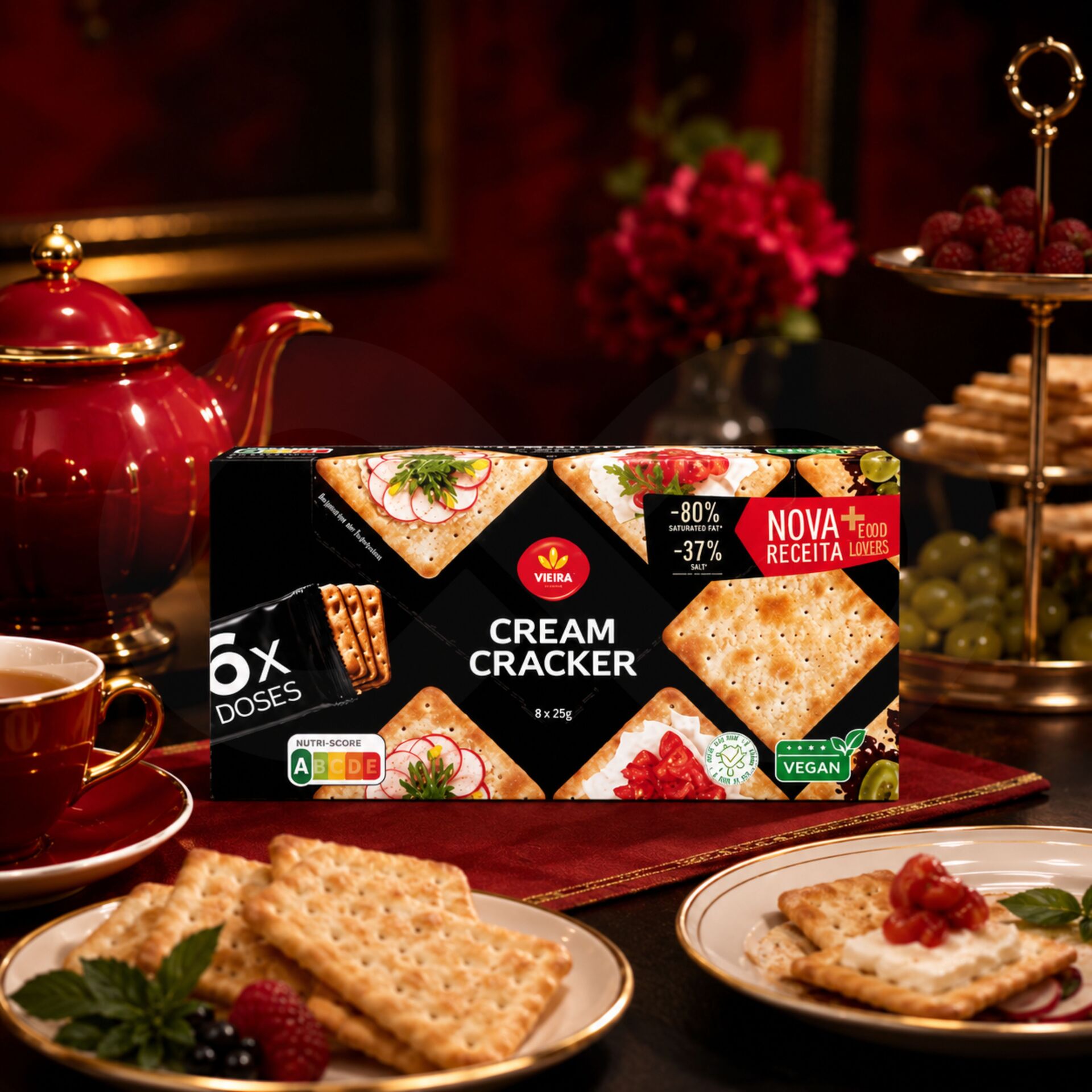 VIEIRA® Cream Cracker 6x30gr