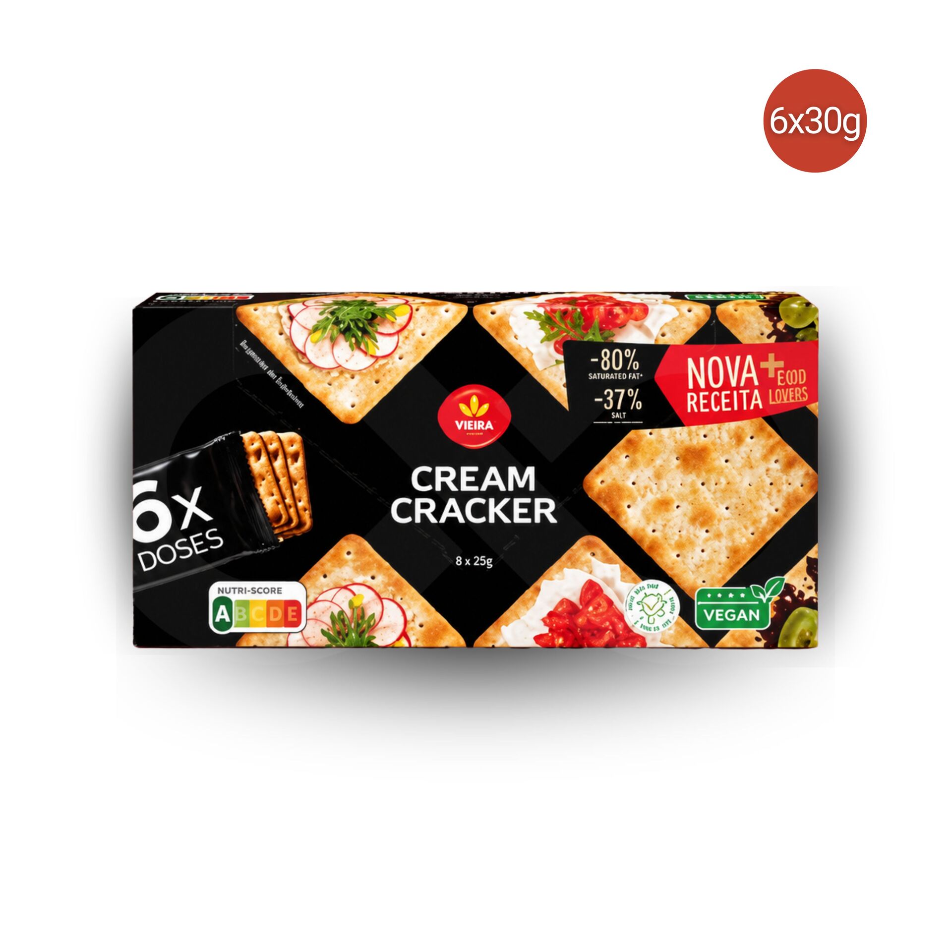 VIEIRA® Cream Cracker 6x30gr