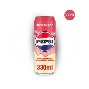 PEPSI� Zero Sugar Strawberries N Cream 330ml