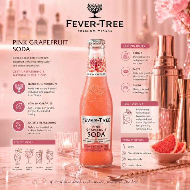 FEVER TREE� Pink Grapefruit 200ml