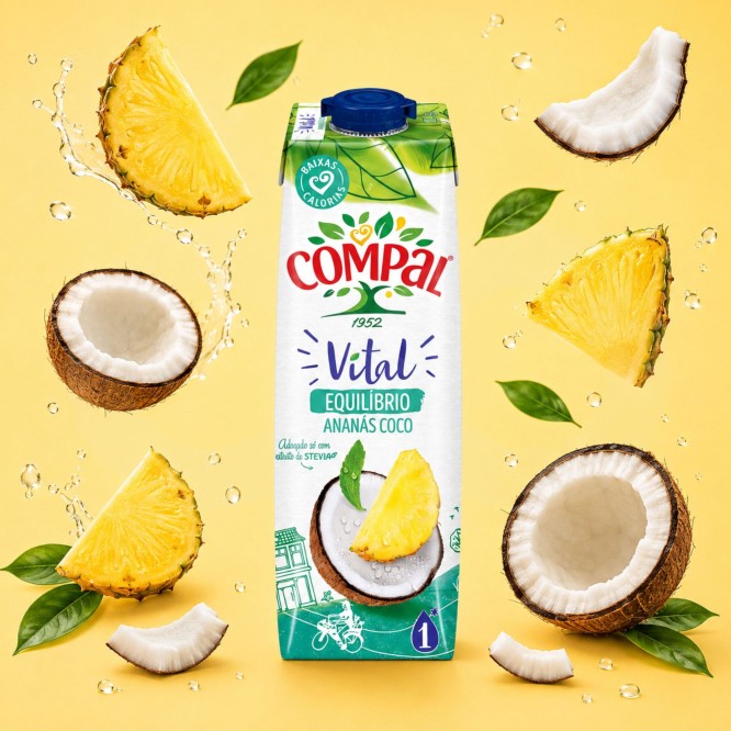 COMPAL® Vital Ananás Coco 1L