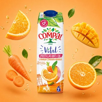 COMPAL� Vital Orange, Carotte et Mangue 1L