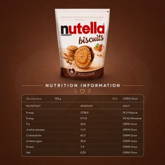 NUTELLA� Filled Biscuits 14 pcs