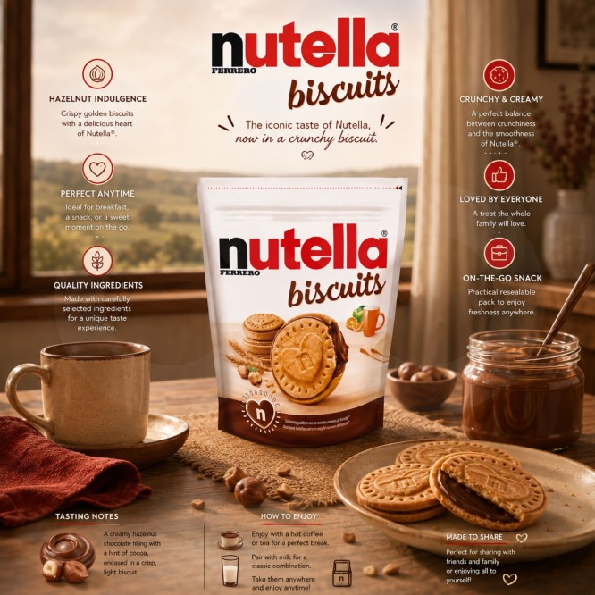 NUTELLA� Filled Biscuits 14 pcs