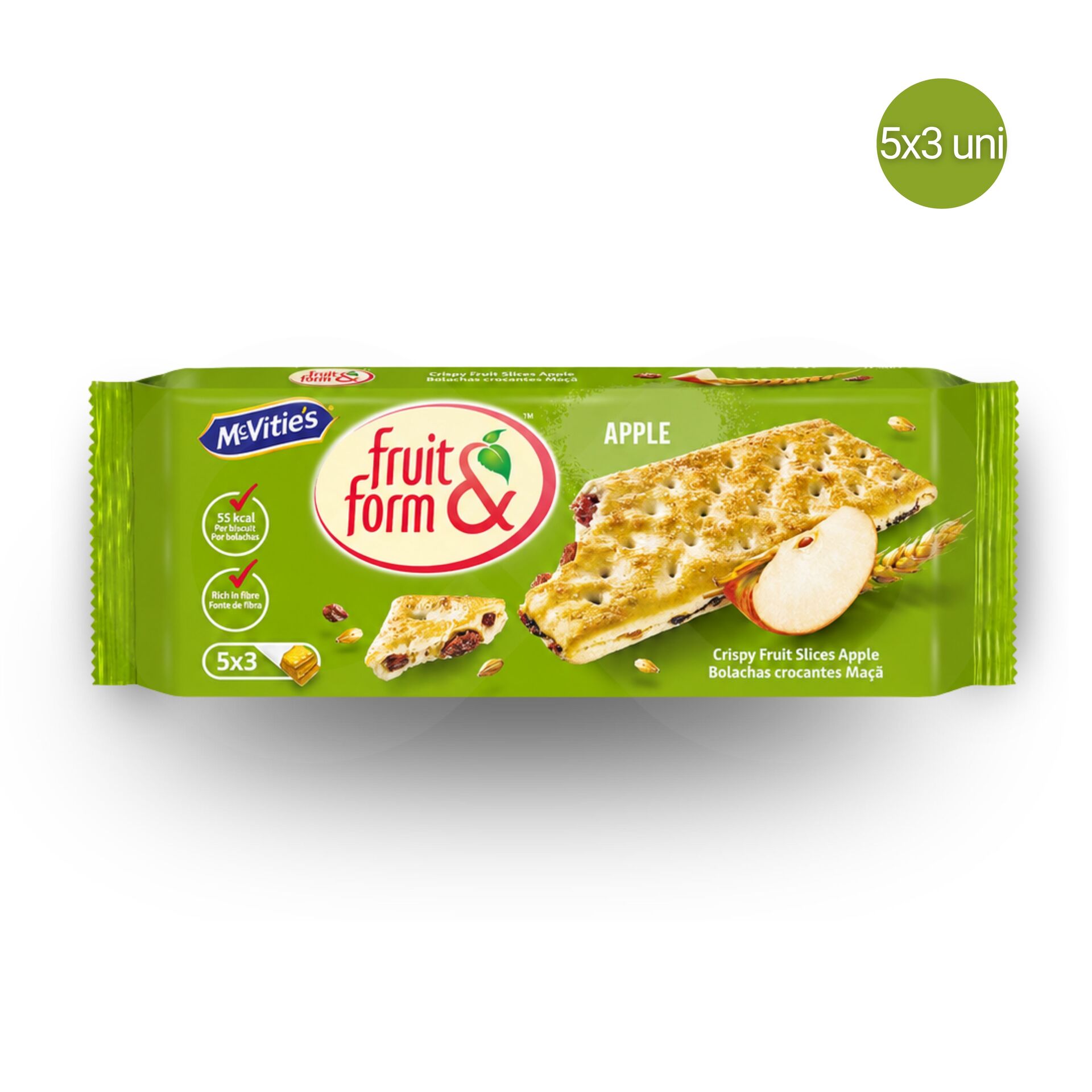 MCVITIES® Fruit & Form Jablko 5x3 szt.
