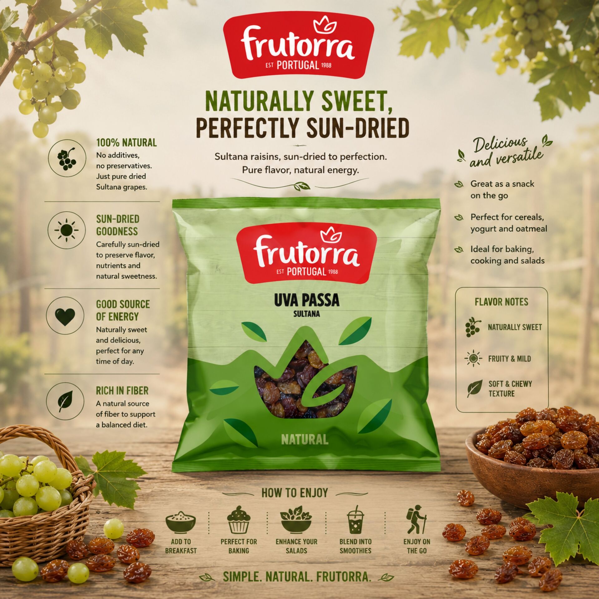 FRUTORRA® Uva Sultanina 150gr