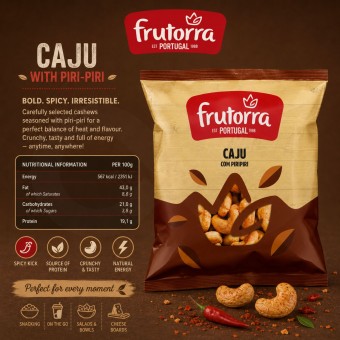 FRUTORRA® Caju Com Piri-Piri 150gr
