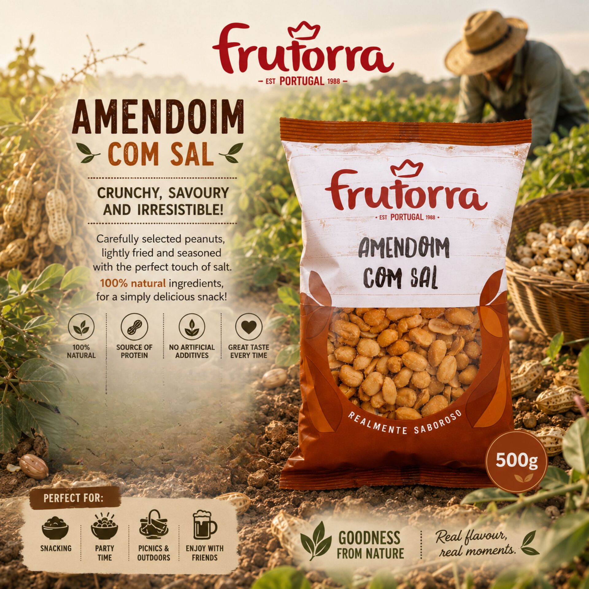 FRUTORRAź Salted Peanuts 500gr