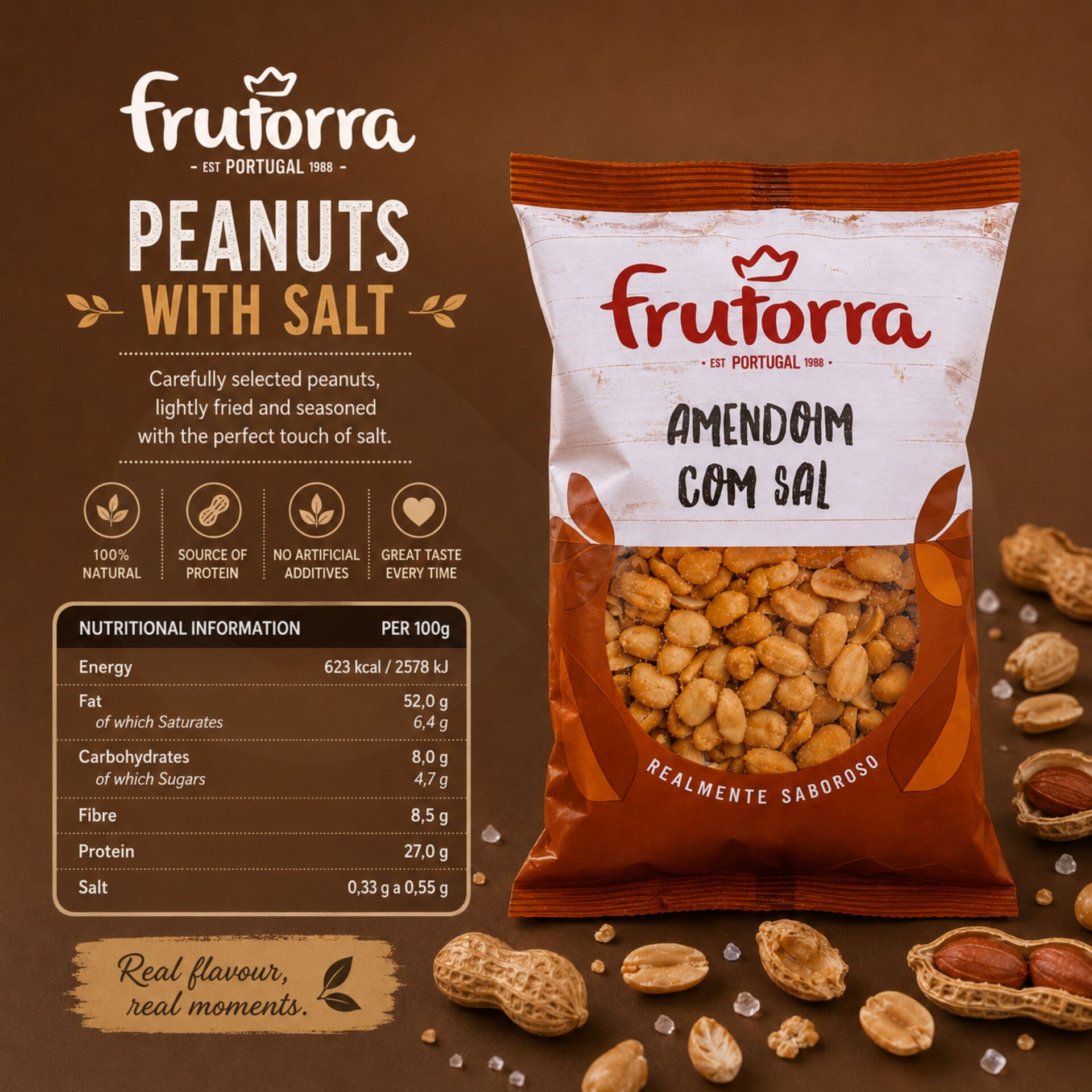FRUTORRAź Salted Peanuts 500gr
