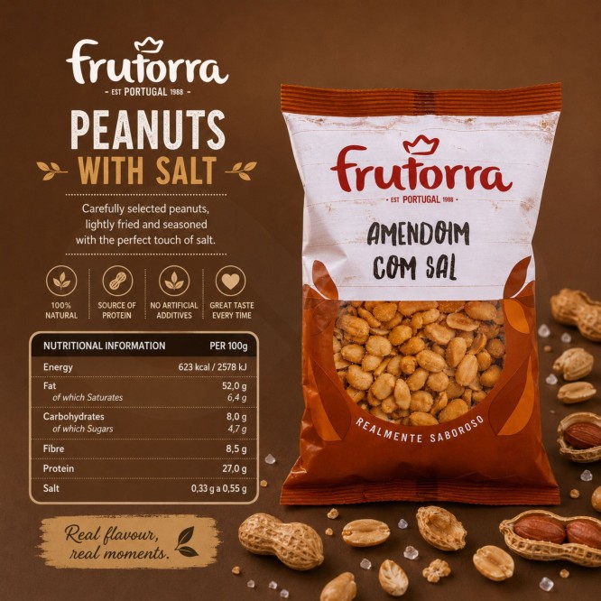 FRUTORRAź Salted Peanuts 500gr