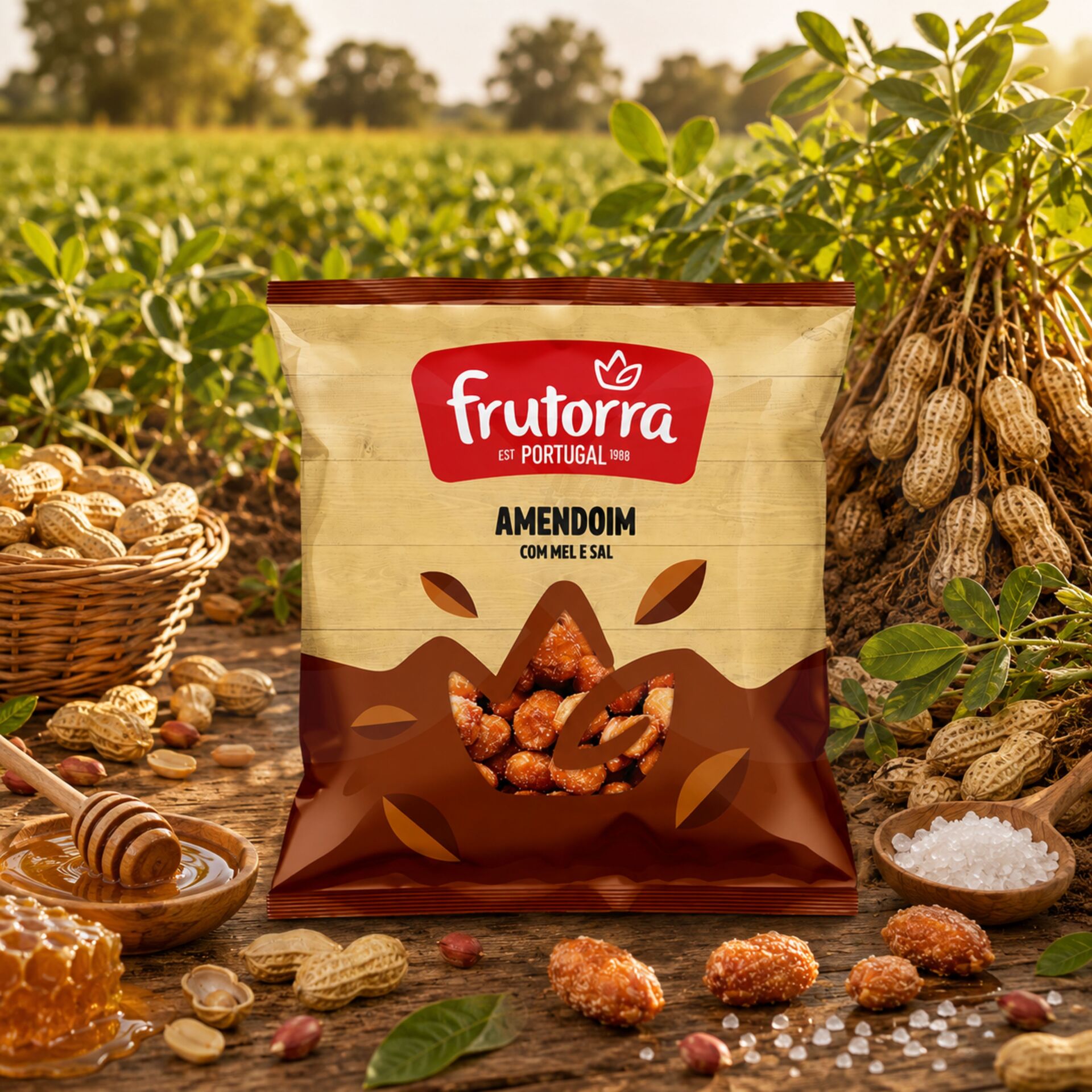 FRUTORRAź Prazone Orzeszki Ziemne z Miodem i Sola 150gr