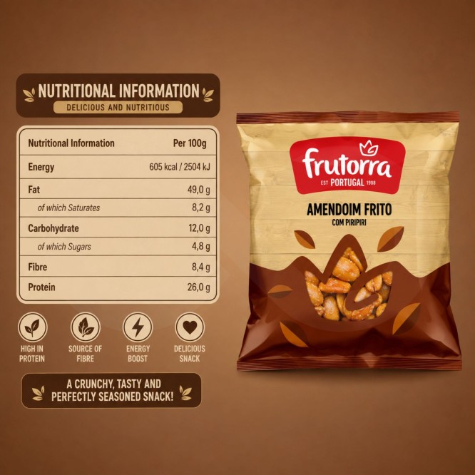 FRUTORRA� Geroosterde Pinda's met Piri-Piri 150gr