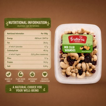 FRUTORRA� Mix Caju e Arandos 200gr
