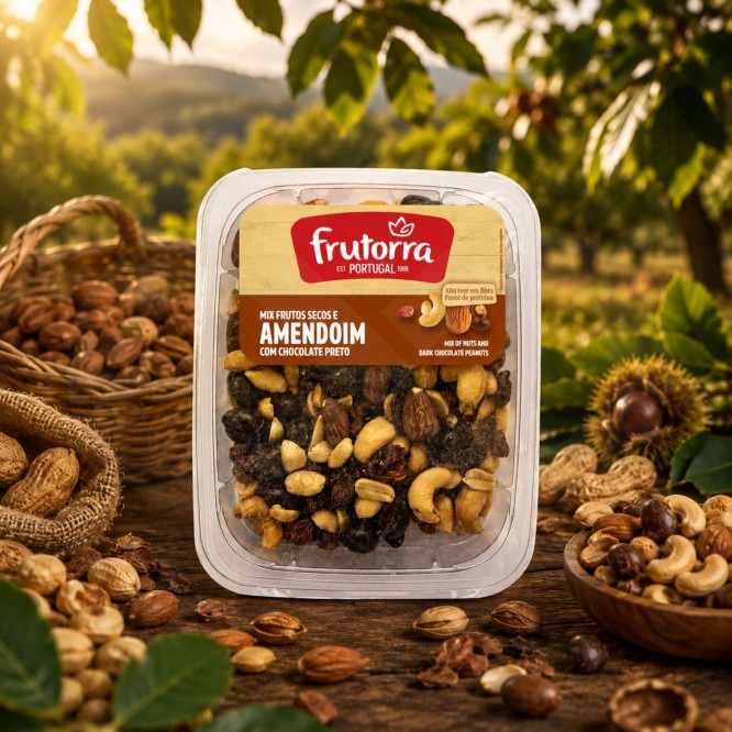 FRUTORRA® Mix de Frutos Secos e Chocolate Preto 200gr