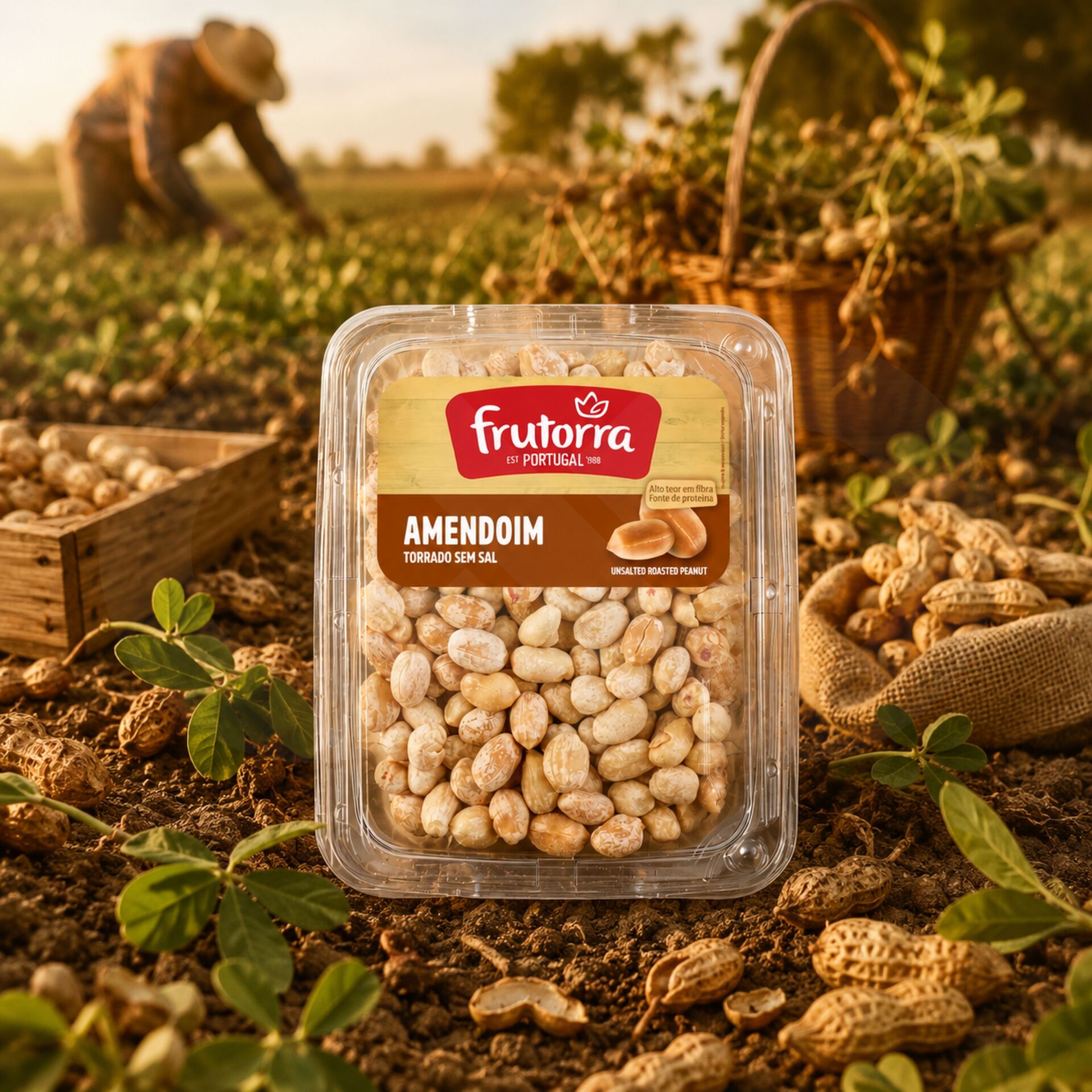 FRUTORRA® Cacahuetes Tostados Sin Sal 200gr