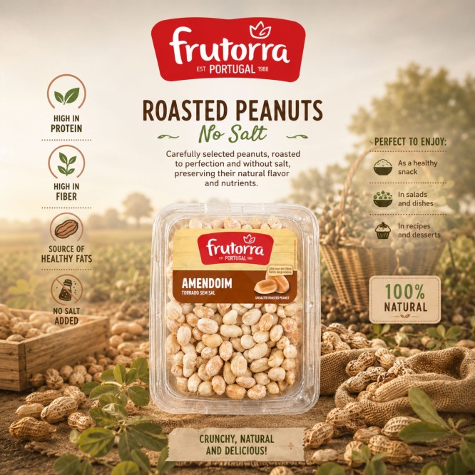 FRUTORRA® Cacahuetes Tostados Sin Sal 200gr