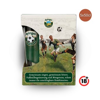 AYINGER� PACK Urweisse 5x 500ml + Copo