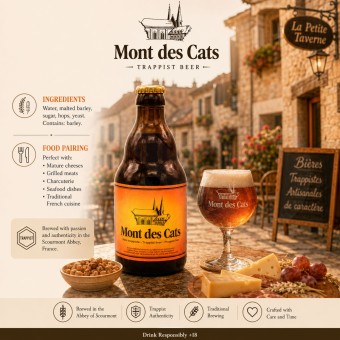 MONT DES CATS� Trapista 330ml