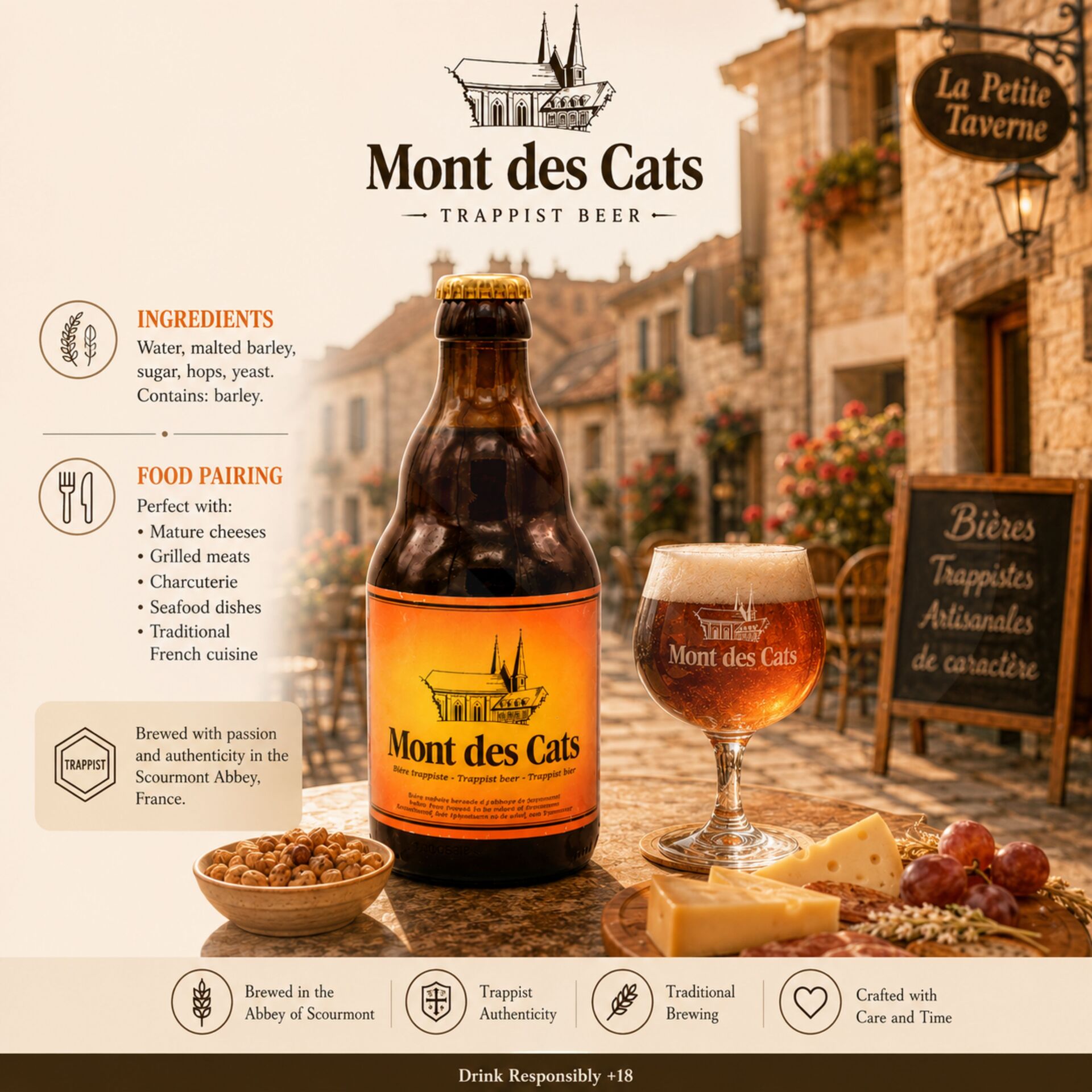 MONT DES CATS® Trapista 330ml