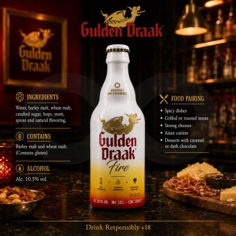 GULDEN DRAAK� Fire 330ml