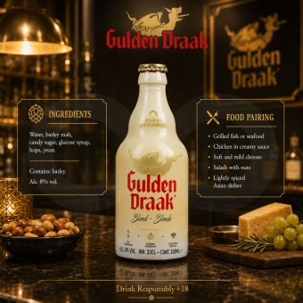 GULDEN DRAAKŪ Blond 330ml