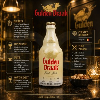 GULDEN DRAAKŪ Blond 330ml