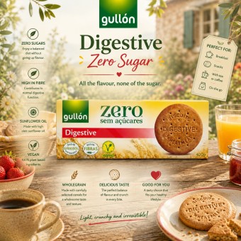 GULLÓN® Ciastka Digestive Bez Cukru 400gr