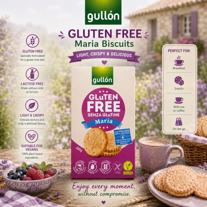 GULLÓN® Biscuit Maria Sans Gluten 380gr
