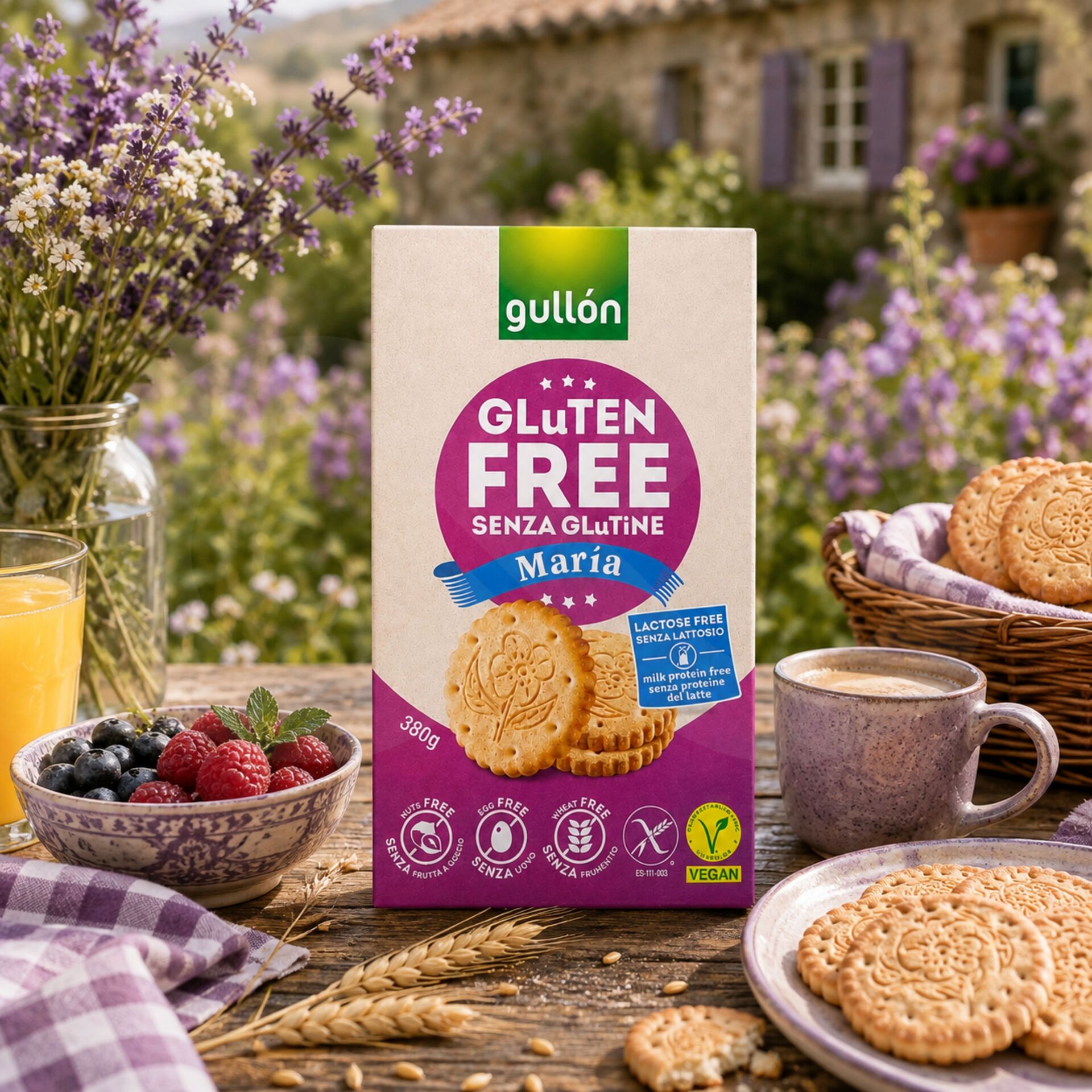 GULLÓN® Biscuit Maria Sans Gluten 380gr