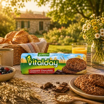 GULLÓN® Vitalday Biscotto Integrale al Cioccolato con Avena