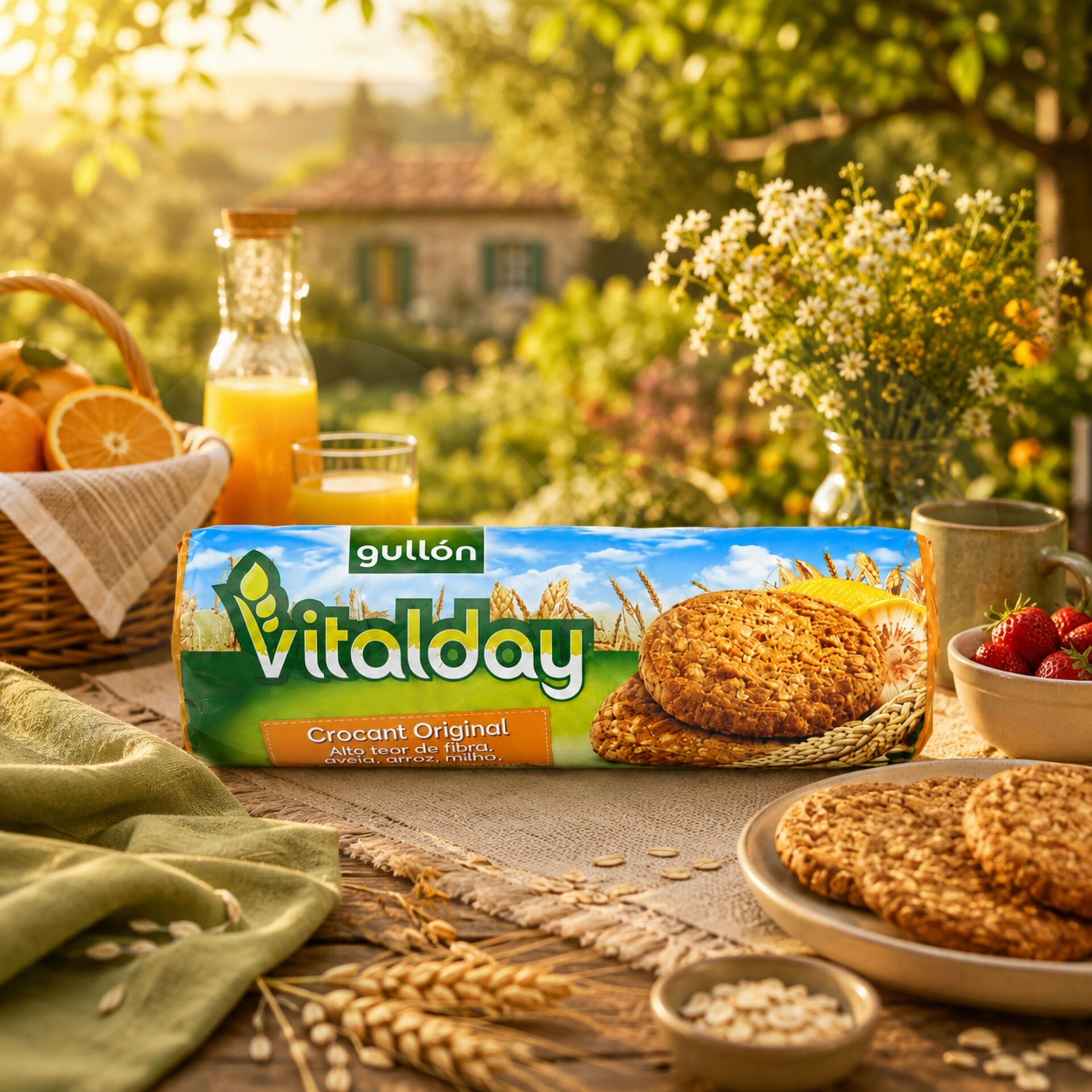 GULLÓN® Vitalday Biscotto con Mais, Avena e Riso 265gr