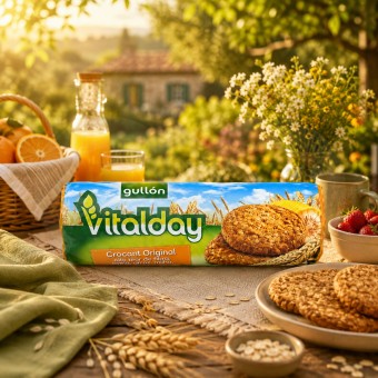 GULLÓN® Vitalday Biscotto con Mais, Avena e Riso 265gr