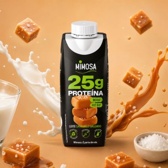 MIMOSA� Leite Magro Prote�na de Caramelo Salgado 250ml
