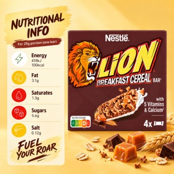 LION® Breakfast Barrette ai Cereali 4x25gr