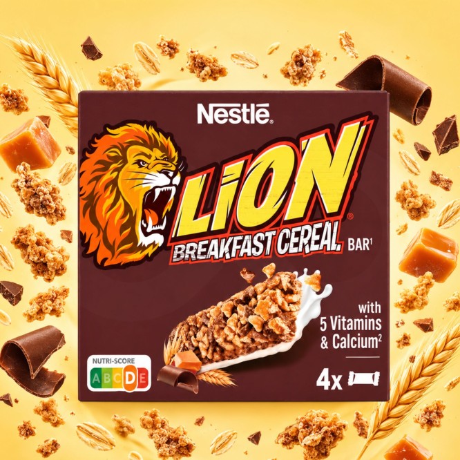 LION� Breakfast Cereal Bars 4x25gr