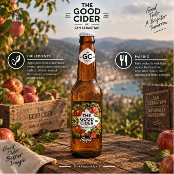 THE GOOD CIDER® Sin Alcohol 330ml